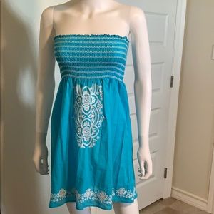 Raviya Sky Blue Cover Up Dress
